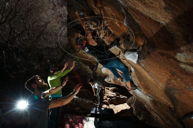 Bouldering in Hueco Tanks on 02/14/2020 with Blue Lizard Climbing and Yoga

Filename: SRM_20200214_1206060.jpg
Aperture: f/8.0
Shutter Speed: 1/250
Body: Canon EOS-1D Mark II
Lens: Canon EF 16-35mm f/2.8 L
