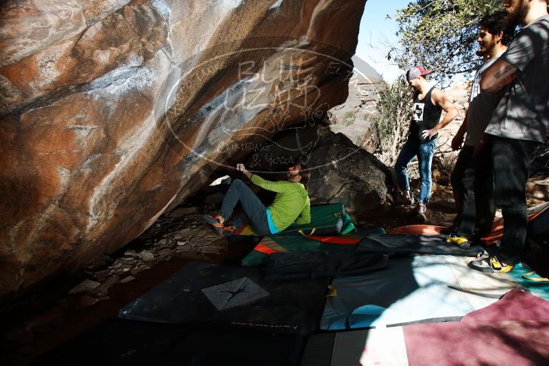 Bouldering in Hueco Tanks on 02/14/2020 with Blue Lizard Climbing and Yoga

Filename: SRM_20200214_1214040.jpg
Aperture: f/8.0
Shutter Speed: 1/250
Body: Canon EOS-1D Mark II
Lens: Canon EF 16-35mm f/2.8 L