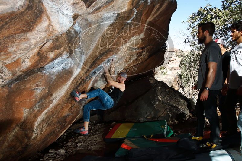 Bouldering in Hueco Tanks on 02/14/2020 with Blue Lizard Climbing and Yoga

Filename: SRM_20200214_1214390.jpg
Aperture: f/8.0
Shutter Speed: 1/250
Body: Canon EOS-1D Mark II
Lens: Canon EF 16-35mm f/2.8 L