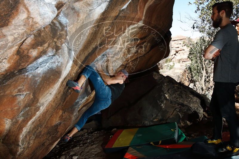 Bouldering in Hueco Tanks on 02/14/2020 with Blue Lizard Climbing and Yoga

Filename: SRM_20200214_1214510.jpg
Aperture: f/8.0
Shutter Speed: 1/250
Body: Canon EOS-1D Mark II
Lens: Canon EF 16-35mm f/2.8 L