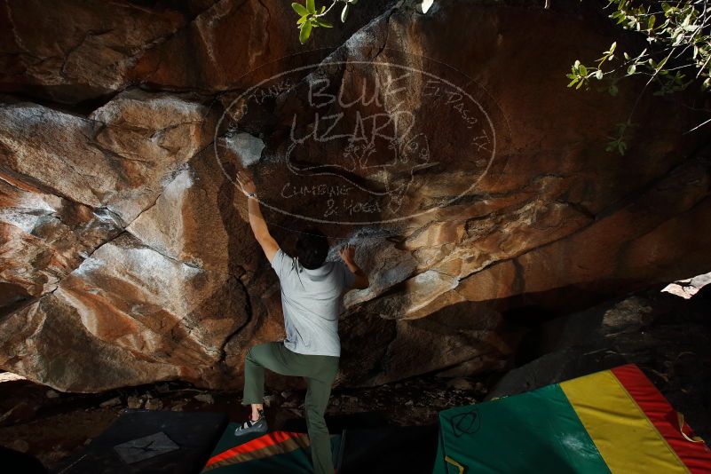 Bouldering in Hueco Tanks on 02/14/2020 with Blue Lizard Climbing and Yoga

Filename: SRM_20200214_1244410.jpg
Aperture: f/8.0
Shutter Speed: 1/250
Body: Canon EOS-1D Mark II
Lens: Canon EF 16-35mm f/2.8 L