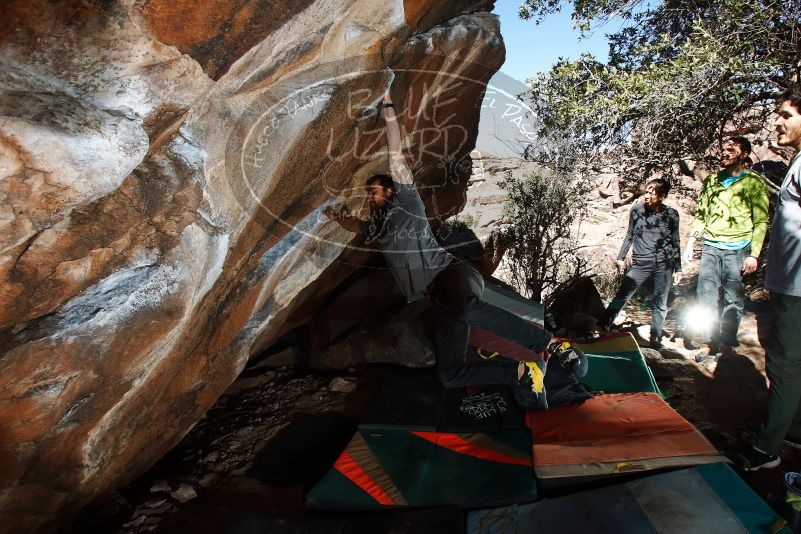 Bouldering in Hueco Tanks on 02/14/2020 with Blue Lizard Climbing and Yoga

Filename: SRM_20200214_1311420.jpg
Aperture: f/8.0
Shutter Speed: 1/250
Body: Canon EOS-1D Mark II
Lens: Canon EF 16-35mm f/2.8 L