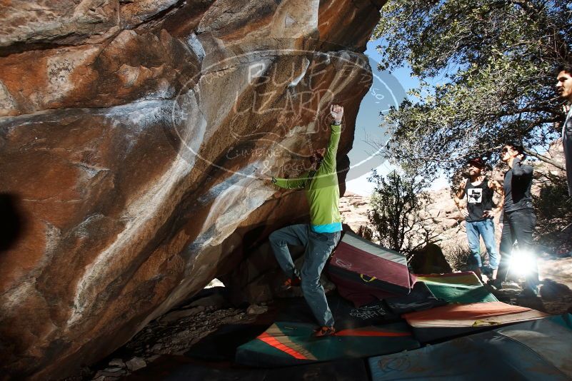 Bouldering in Hueco Tanks on 02/14/2020 with Blue Lizard Climbing and Yoga

Filename: SRM_20200214_1313030.jpg
Aperture: f/8.0
Shutter Speed: 1/250
Body: Canon EOS-1D Mark II
Lens: Canon EF 16-35mm f/2.8 L