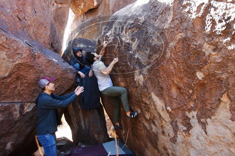 Bouldering in Hueco Tanks on 02/14/2020 with Blue Lizard Climbing and Yoga

Filename: SRM_20200214_1343100.jpg
Aperture: f/4.0
Shutter Speed: 1/250
Body: Canon EOS-1D Mark II
Lens: Canon EF 16-35mm f/2.8 L