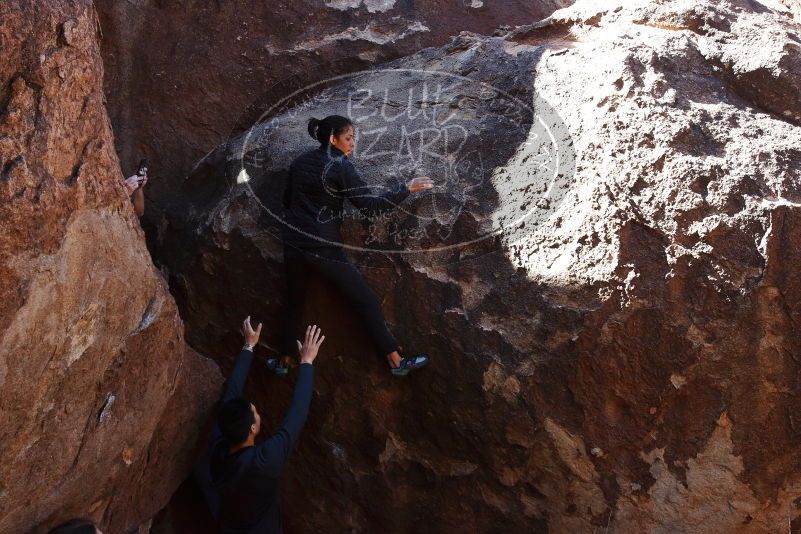 Bouldering in Hueco Tanks on 02/14/2020 with Blue Lizard Climbing and Yoga

Filename: SRM_20200214_1404540.jpg
Aperture: f/8.0
Shutter Speed: 1/250
Body: Canon EOS-1D Mark II
Lens: Canon EF 16-35mm f/2.8 L