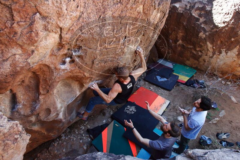 Bouldering in Hueco Tanks on 02/14/2020 with Blue Lizard Climbing and Yoga

Filename: SRM_20200214_1407360.jpg
Aperture: f/5.6
Shutter Speed: 1/250
Body: Canon EOS-1D Mark II
Lens: Canon EF 16-35mm f/2.8 L