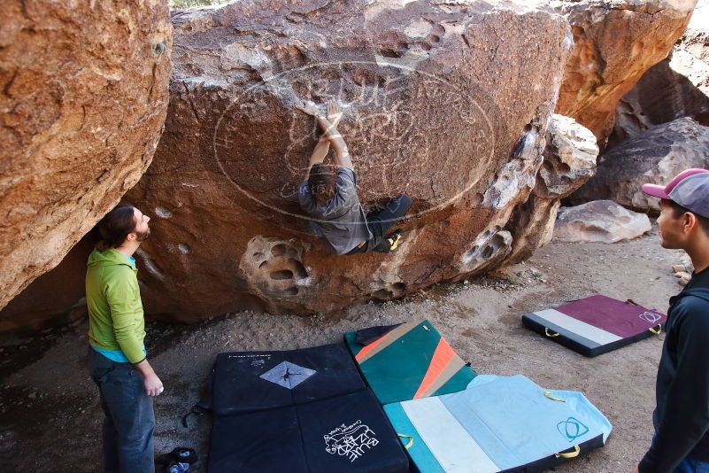 Bouldering in Hueco Tanks on 02/14/2020 with Blue Lizard Climbing and Yoga

Filename: SRM_20200214_1442090.jpg
Aperture: f/4.5
Shutter Speed: 1/320
Body: Canon EOS-1D Mark II
Lens: Canon EF 16-35mm f/2.8 L