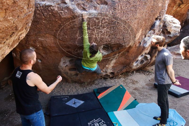 Bouldering in Hueco Tanks on 02/14/2020 with Blue Lizard Climbing and Yoga

Filename: SRM_20200214_1443080.jpg
Aperture: f/4.5
Shutter Speed: 1/320
Body: Canon EOS-1D Mark II
Lens: Canon EF 16-35mm f/2.8 L