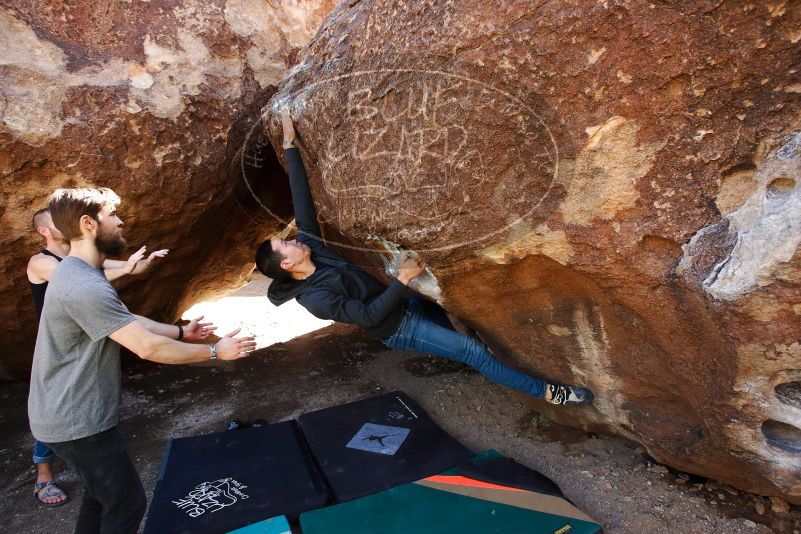 Bouldering in Hueco Tanks on 02/14/2020 with Blue Lizard Climbing and Yoga

Filename: SRM_20200214_1445310.jpg
Aperture: f/5.0
Shutter Speed: 1/320
Body: Canon EOS-1D Mark II
Lens: Canon EF 16-35mm f/2.8 L