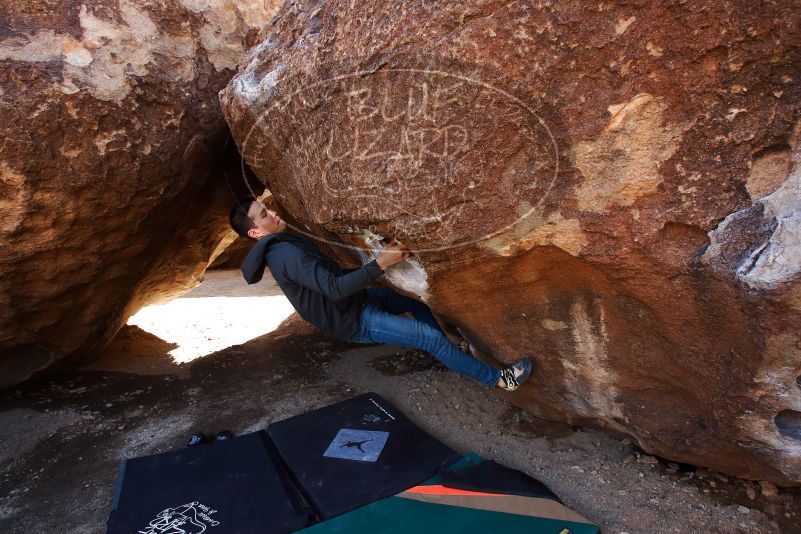Bouldering in Hueco Tanks on 02/14/2020 with Blue Lizard Climbing and Yoga

Filename: SRM_20200214_1449300.jpg
Aperture: f/5.0
Shutter Speed: 1/320
Body: Canon EOS-1D Mark II
Lens: Canon EF 16-35mm f/2.8 L