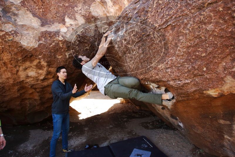 Bouldering in Hueco Tanks on 02/14/2020 with Blue Lizard Climbing and Yoga

Filename: SRM_20200214_1451280.jpg
Aperture: f/5.0
Shutter Speed: 1/320
Body: Canon EOS-1D Mark II
Lens: Canon EF 16-35mm f/2.8 L
