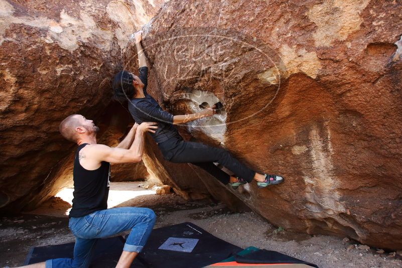 Bouldering in Hueco Tanks on 02/14/2020 with Blue Lizard Climbing and Yoga

Filename: SRM_20200214_1457110.jpg
Aperture: f/5.0
Shutter Speed: 1/250
Body: Canon EOS-1D Mark II
Lens: Canon EF 16-35mm f/2.8 L