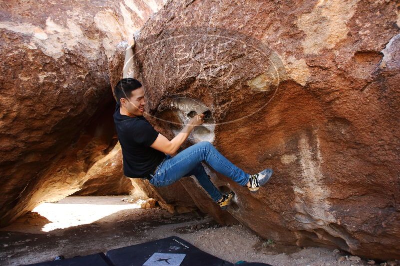 Bouldering in Hueco Tanks on 02/14/2020 with Blue Lizard Climbing and Yoga

Filename: SRM_20200214_1457450.jpg
Aperture: f/4.5
Shutter Speed: 1/250
Body: Canon EOS-1D Mark II
Lens: Canon EF 16-35mm f/2.8 L
