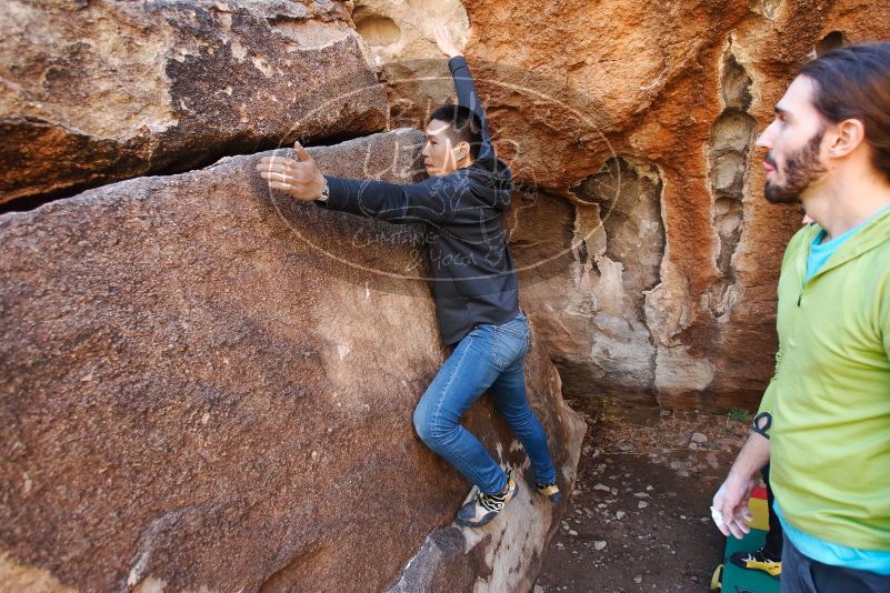 Bouldering in Hueco Tanks on 02/14/2020 with Blue Lizard Climbing and Yoga

Filename: SRM_20200214_1514520.jpg
Aperture: f/4.0
Shutter Speed: 1/250
Body: Canon EOS-1D Mark II
Lens: Canon EF 16-35mm f/2.8 L