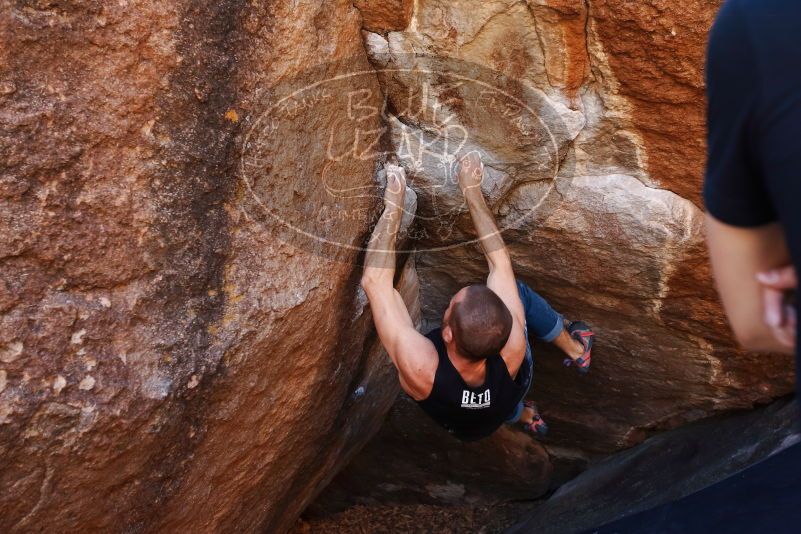 Bouldering in Hueco Tanks on 02/14/2020 with Blue Lizard Climbing and Yoga

Filename: SRM_20200214_1542040.jpg
Aperture: f/4.0
Shutter Speed: 1/250
Body: Canon EOS-1D Mark II
Lens: Canon EF 16-35mm f/2.8 L