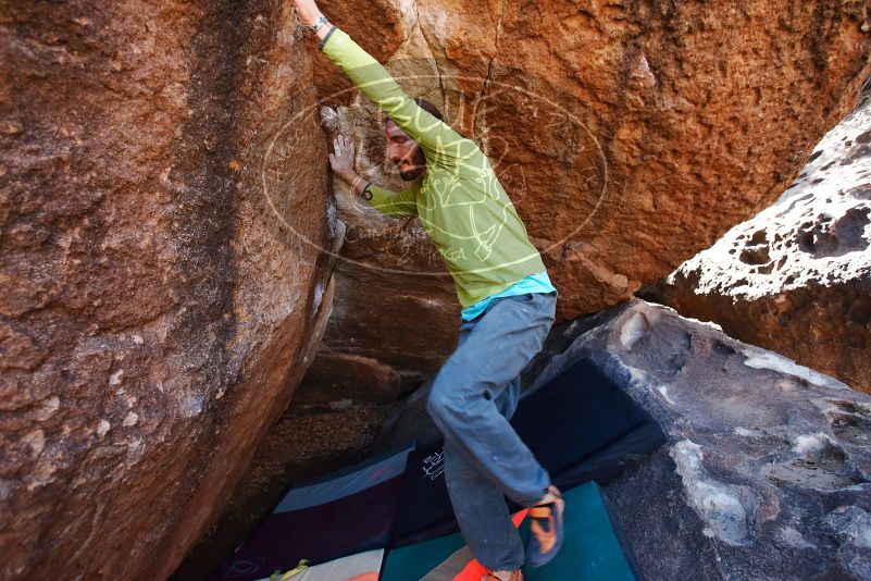Bouldering in Hueco Tanks on 02/14/2020 with Blue Lizard Climbing and Yoga

Filename: SRM_20200214_1553530.jpg
Aperture: f/4.0
Shutter Speed: 1/250
Body: Canon EOS-1D Mark II
Lens: Canon EF 16-35mm f/2.8 L