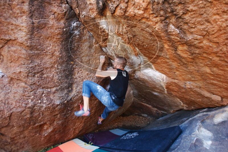 Bouldering in Hueco Tanks on 02/14/2020 with Blue Lizard Climbing and Yoga

Filename: SRM_20200214_1612290.jpg
Aperture: f/2.8
Shutter Speed: 1/250
Body: Canon EOS-1D Mark II
Lens: Canon EF 16-35mm f/2.8 L