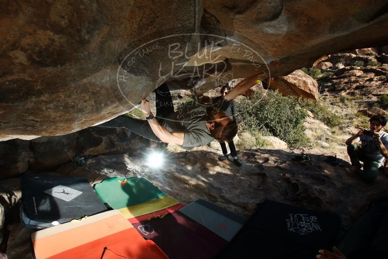 Bouldering in Hueco Tanks on 02/14/2020 with Blue Lizard Climbing and Yoga

Filename: SRM_20200214_1647320.jpg
Aperture: f/8.0
Shutter Speed: 1/250
Body: Canon EOS-1D Mark II
Lens: Canon EF 16-35mm f/2.8 L
