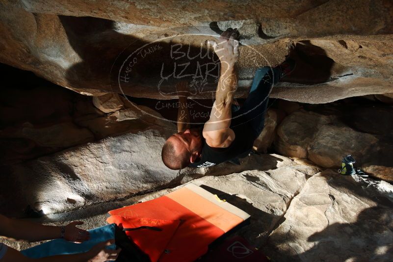 Bouldering in Hueco Tanks on 02/14/2020 with Blue Lizard Climbing and Yoga

Filename: SRM_20200214_1657410.jpg
Aperture: f/8.0
Shutter Speed: 1/250
Body: Canon EOS-1D Mark II
Lens: Canon EF 16-35mm f/2.8 L