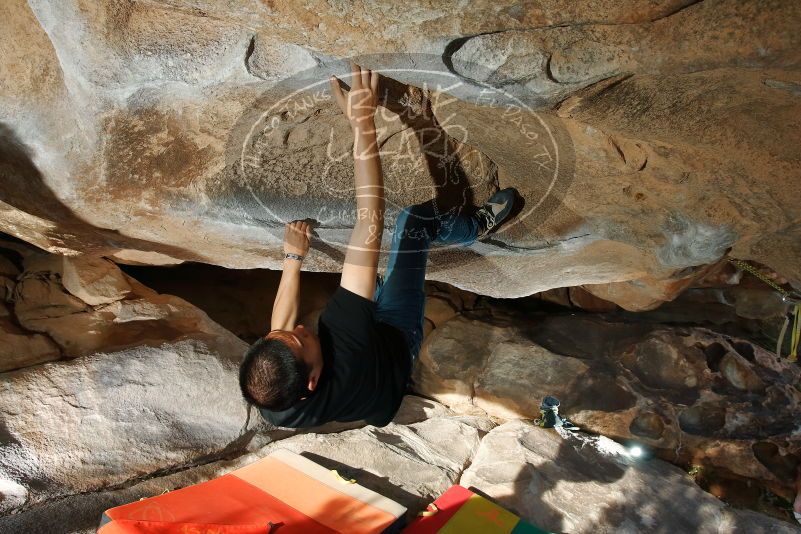 Bouldering in Hueco Tanks on 02/14/2020 with Blue Lizard Climbing and Yoga

Filename: SRM_20200214_1703030.jpg
Aperture: f/8.0
Shutter Speed: 1/250
Body: Canon EOS-1D Mark II
Lens: Canon EF 16-35mm f/2.8 L