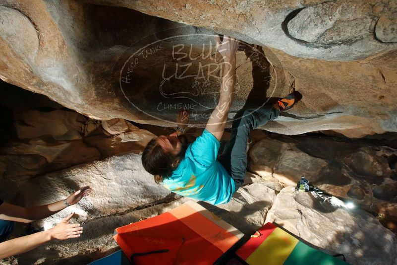 Bouldering in Hueco Tanks on 02/14/2020 with Blue Lizard Climbing and Yoga

Filename: SRM_20200214_1703490.jpg
Aperture: f/8.0
Shutter Speed: 1/250
Body: Canon EOS-1D Mark II
Lens: Canon EF 16-35mm f/2.8 L
