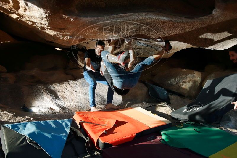 Bouldering in Hueco Tanks on 02/14/2020 with Blue Lizard Climbing and Yoga

Filename: SRM_20200214_1723310.jpg
Aperture: f/8.0
Shutter Speed: 1/250
Body: Canon EOS-1D Mark II
Lens: Canon EF 16-35mm f/2.8 L
