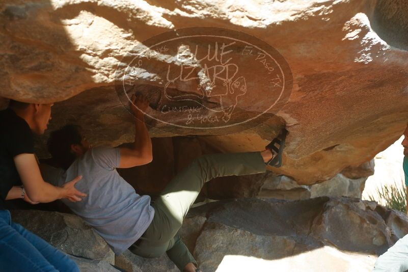 Bouldering in Hueco Tanks on 02/14/2020 with Blue Lizard Climbing and Yoga

Filename: SRM_20200214_1728000.jpg
Aperture: f/4.0
Shutter Speed: 1/250
Body: Canon EOS-1D Mark II
Lens: Canon EF 50mm f/1.8 II