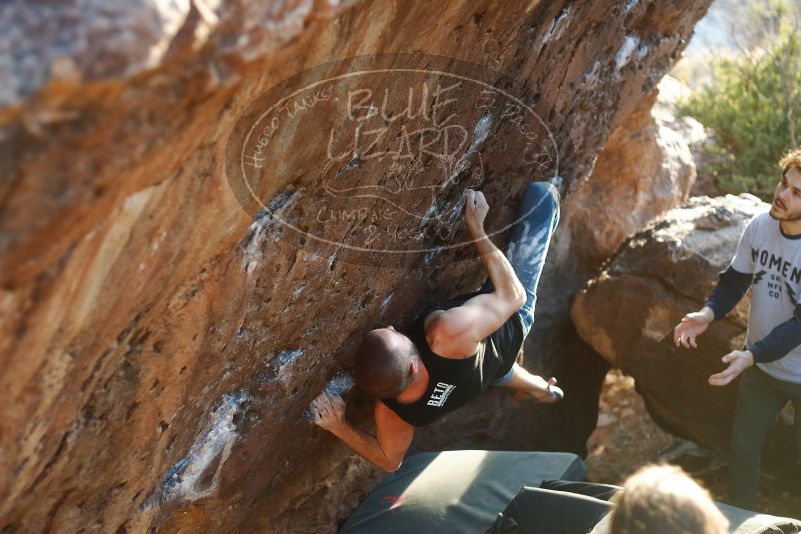 Bouldering in Hueco Tanks on 02/14/2020 with Blue Lizard Climbing and Yoga

Filename: SRM_20200214_1821320.jpg
Aperture: f/2.8
Shutter Speed: 1/250
Body: Canon EOS-1D Mark II
Lens: Canon EF 50mm f/1.8 II