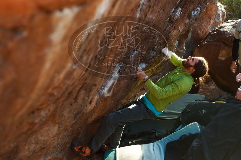 Bouldering in Hueco Tanks on 02/14/2020 with Blue Lizard Climbing and Yoga

Filename: SRM_20200214_1825550.jpg
Aperture: f/2.8
Shutter Speed: 1/250
Body: Canon EOS-1D Mark II
Lens: Canon EF 50mm f/1.8 II