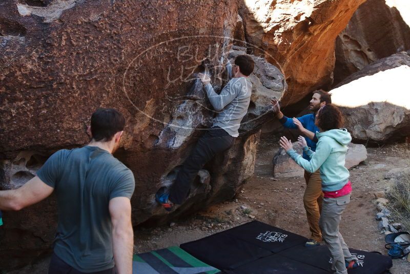 Bouldering in Hueco Tanks on 02/16/2020 with Blue Lizard Climbing and Yoga

Filename: SRM_20200216_1033160.jpg
Aperture: f/5.6
Shutter Speed: 1/250
Body: Canon EOS-1D Mark II
Lens: Canon EF 16-35mm f/2.8 L