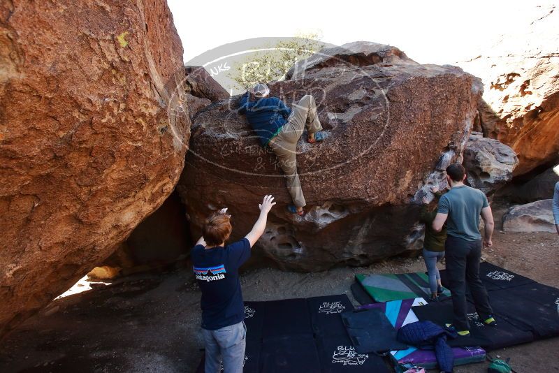 Bouldering in Hueco Tanks on 02/16/2020 with Blue Lizard Climbing and Yoga

Filename: SRM_20200216_1036200.jpg
Aperture: f/4.5
Shutter Speed: 1/250
Body: Canon EOS-1D Mark II
Lens: Canon EF 16-35mm f/2.8 L
