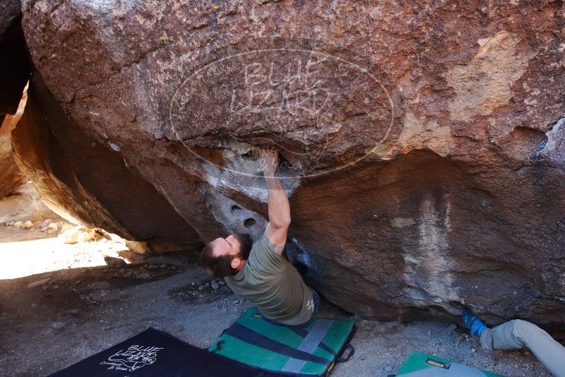 Bouldering in Hueco Tanks on 02/16/2020 with Blue Lizard Climbing and Yoga

Filename: SRM_20200216_1044550.jpg
Aperture: f/5.0
Shutter Speed: 1/250
Body: Canon EOS-1D Mark II
Lens: Canon EF 16-35mm f/2.8 L