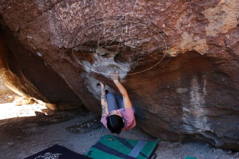 Bouldering in Hueco Tanks on 02/16/2020 with Blue Lizard Climbing and Yoga

Filename: SRM_20200216_1046080.jpg
Aperture: f/5.0
Shutter Speed: 1/250
Body: Canon EOS-1D Mark II
Lens: Canon EF 16-35mm f/2.8 L