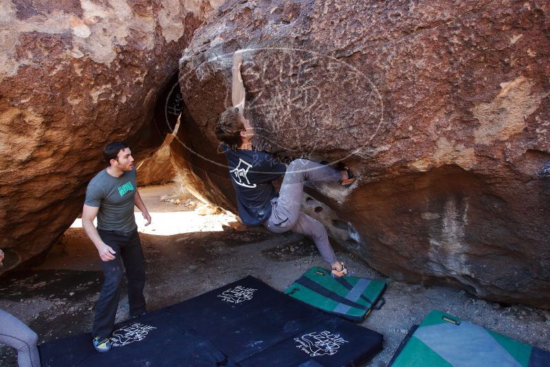 Bouldering in Hueco Tanks on 02/16/2020 with Blue Lizard Climbing and Yoga

Filename: SRM_20200216_1053120.jpg
Aperture: f/5.6
Shutter Speed: 1/250
Body: Canon EOS-1D Mark II
Lens: Canon EF 16-35mm f/2.8 L