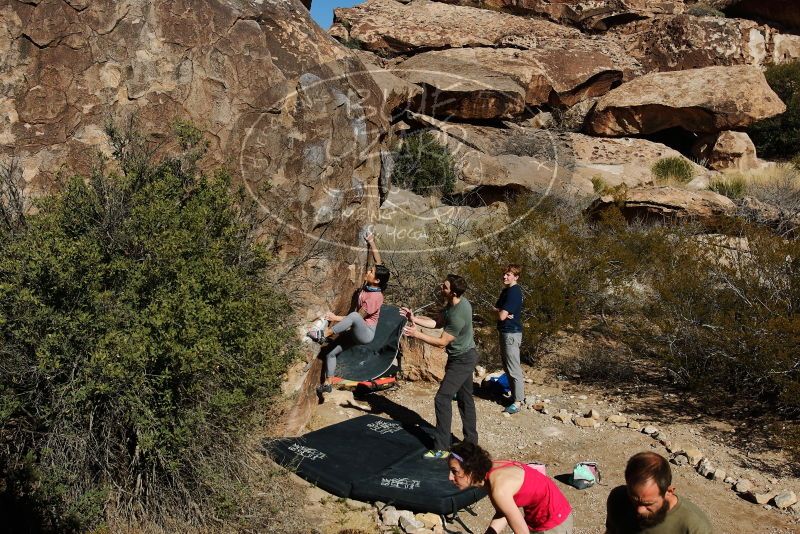 Bouldering in Hueco Tanks on 02/16/2020 with Blue Lizard Climbing and Yoga

Filename: SRM_20200216_1100360.jpg
Aperture: f/8.0
Shutter Speed: 1/500
Body: Canon EOS-1D Mark II
Lens: Canon EF 16-35mm f/2.8 L