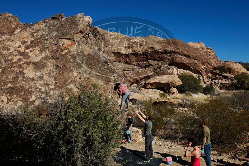 Bouldering in Hueco Tanks on 02/16/2020 with Blue Lizard Climbing and Yoga

Filename: SRM_20200216_1101000.jpg
Aperture: f/8.0
Shutter Speed: 1/500
Body: Canon EOS-1D Mark II
Lens: Canon EF 16-35mm f/2.8 L