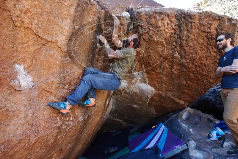 Bouldering in Hueco Tanks on 02/16/2020 with Blue Lizard Climbing and Yoga

Filename: SRM_20200216_1123550.jpg
Aperture: f/5.0
Shutter Speed: 1/320
Body: Canon EOS-1D Mark II
Lens: Canon EF 16-35mm f/2.8 L