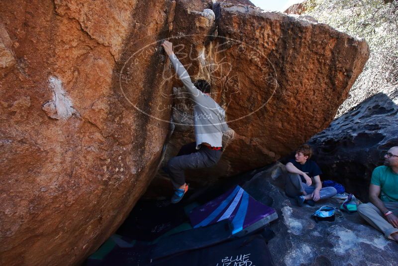 Bouldering in Hueco Tanks on 02/16/2020 with Blue Lizard Climbing and Yoga

Filename: SRM_20200216_1136510.jpg
Aperture: f/8.0
Shutter Speed: 1/250
Body: Canon EOS-1D Mark II
Lens: Canon EF 16-35mm f/2.8 L