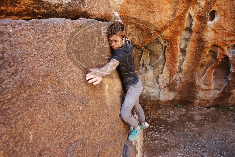 Bouldering in Hueco Tanks on 02/16/2020 with Blue Lizard Climbing and Yoga

Filename: SRM_20200216_1233440.jpg
Aperture: f/5.0
Shutter Speed: 1/250
Body: Canon EOS-1D Mark II
Lens: Canon EF 16-35mm f/2.8 L