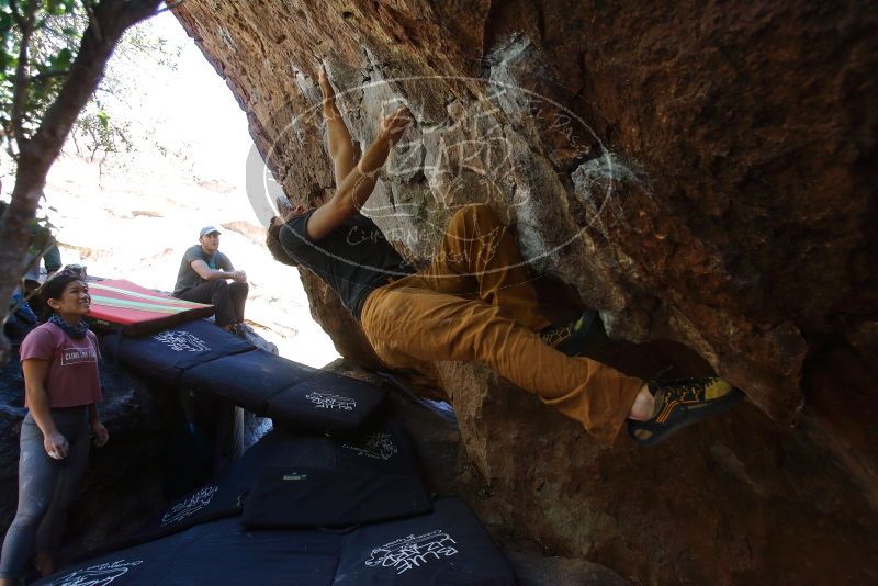 Bouldering in Hueco Tanks on 02/16/2020 with Blue Lizard Climbing and Yoga

Filename: SRM_20200216_1235460.jpg
Aperture: f/4.5
Shutter Speed: 1/250
Body: Canon EOS-1D Mark II
Lens: Canon EF 16-35mm f/2.8 L