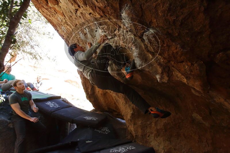 Bouldering in Hueco Tanks on 02/16/2020 with Blue Lizard Climbing and Yoga

Filename: SRM_20200216_1257450.jpg
Aperture: f/4.5
Shutter Speed: 1/250
Body: Canon EOS-1D Mark II
Lens: Canon EF 16-35mm f/2.8 L
