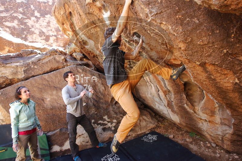 Bouldering in Hueco Tanks on 02/16/2020 with Blue Lizard Climbing and Yoga

Filename: SRM_20200216_1327300.jpg
Aperture: f/4.5
Shutter Speed: 1/250
Body: Canon EOS-1D Mark II
Lens: Canon EF 16-35mm f/2.8 L