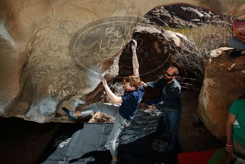 Bouldering in Hueco Tanks on 02/16/2020 with Blue Lizard Climbing and Yoga

Filename: SRM_20200216_1355370.jpg
Aperture: f/8.0
Shutter Speed: 1/250
Body: Canon EOS-1D Mark II
Lens: Canon EF 16-35mm f/2.8 L