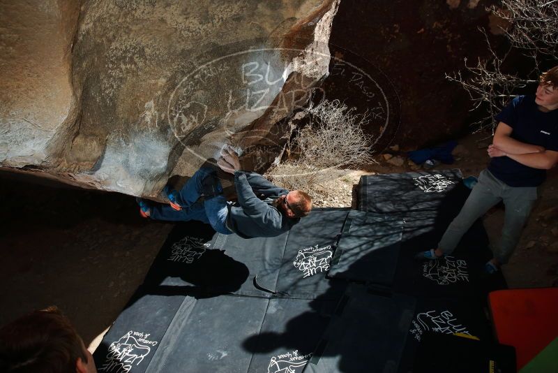 Bouldering in Hueco Tanks on 02/16/2020 with Blue Lizard Climbing and Yoga

Filename: SRM_20200216_1357470.jpg
Aperture: f/8.0
Shutter Speed: 1/250
Body: Canon EOS-1D Mark II
Lens: Canon EF 16-35mm f/2.8 L