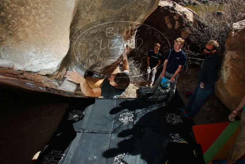 Bouldering in Hueco Tanks on 02/16/2020 with Blue Lizard Climbing and Yoga

Filename: SRM_20200216_1359360.jpg
Aperture: f/8.0
Shutter Speed: 1/250
Body: Canon EOS-1D Mark II
Lens: Canon EF 16-35mm f/2.8 L
