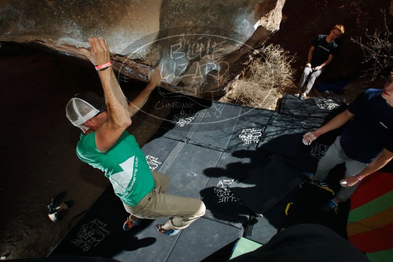 Bouldering in Hueco Tanks on 02/16/2020 with Blue Lizard Climbing and Yoga

Filename: SRM_20200216_1400000.jpg
Aperture: f/8.0
Shutter Speed: 1/250
Body: Canon EOS-1D Mark II
Lens: Canon EF 16-35mm f/2.8 L