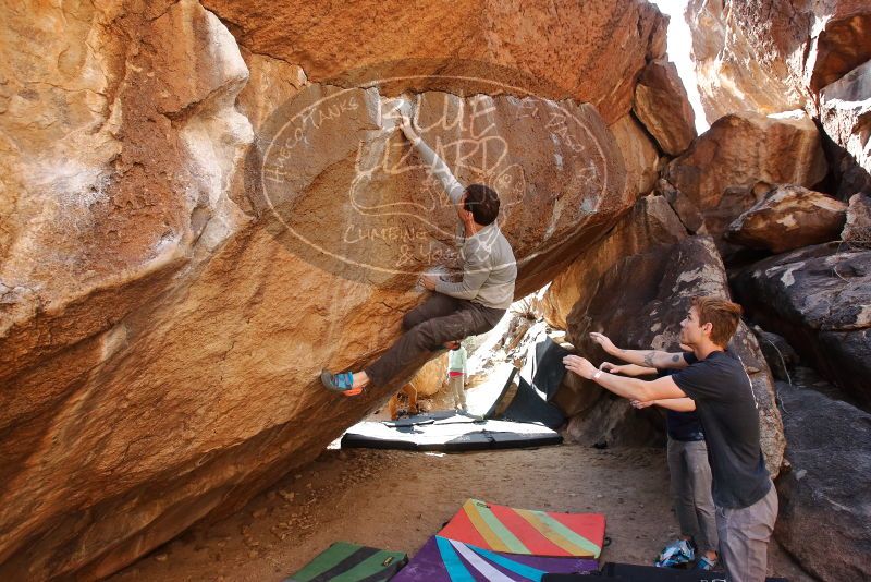 Bouldering in Hueco Tanks on 02/16/2020 with Blue Lizard Climbing and Yoga

Filename: SRM_20200216_1417410.jpg
Aperture: f/5.6
Shutter Speed: 1/250
Body: Canon EOS-1D Mark II
Lens: Canon EF 16-35mm f/2.8 L
