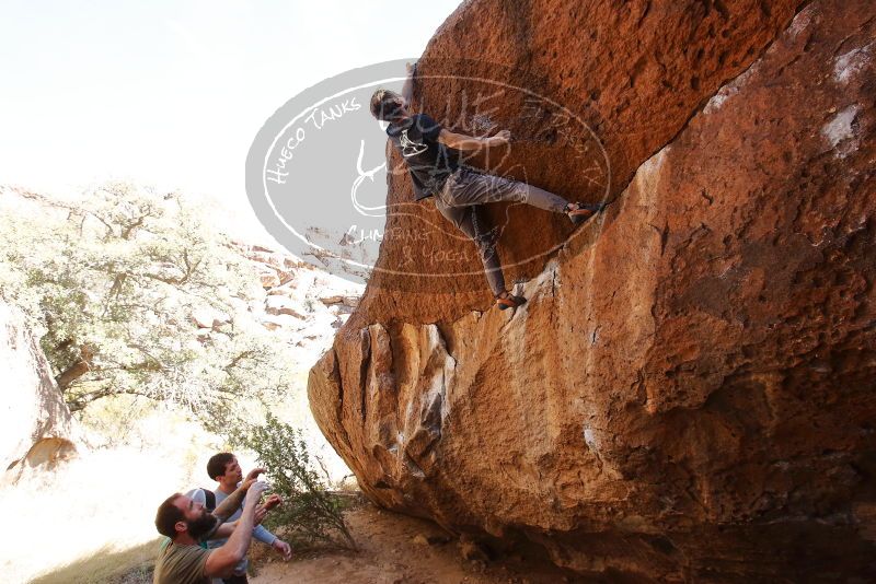 Bouldering in Hueco Tanks on 02/16/2020 with Blue Lizard Climbing and Yoga

Filename: SRM_20200216_1418400.jpg
Aperture: f/6.3
Shutter Speed: 1/250
Body: Canon EOS-1D Mark II
Lens: Canon EF 16-35mm f/2.8 L
