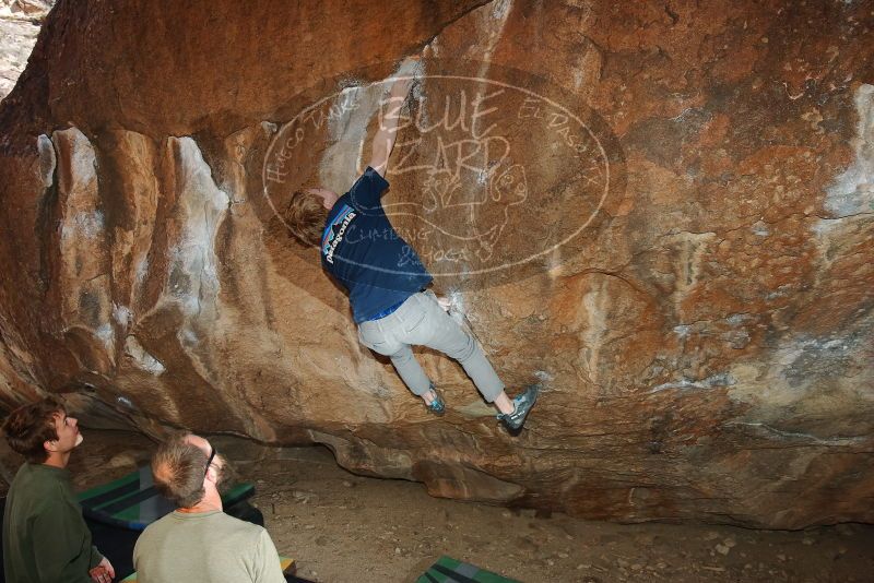 Bouldering in Hueco Tanks on 02/16/2020 with Blue Lizard Climbing and Yoga

Filename: SRM_20200216_1455280.jpg
Aperture: f/6.3
Shutter Speed: 1/250
Body: Canon EOS-1D Mark II
Lens: Canon EF 16-35mm f/2.8 L