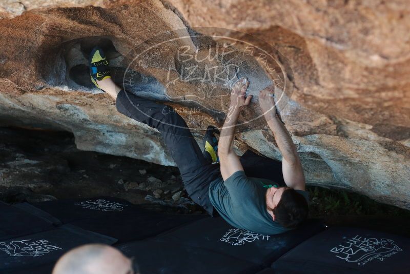 Bouldering in Hueco Tanks on 02/16/2020 with Blue Lizard Climbing and Yoga

Filename: SRM_20200216_1704520.jpg
Aperture: f/3.5
Shutter Speed: 1/250
Body: Canon EOS-1D Mark II
Lens: Canon EF 50mm f/1.8 II